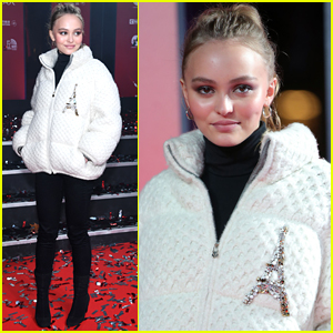 Lily-Rose Depp Turns on the Christmas Lights in Paris!