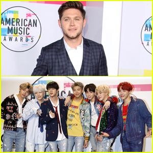 Niall Horan Gives BTS Sound Advice Before AMAs Performance