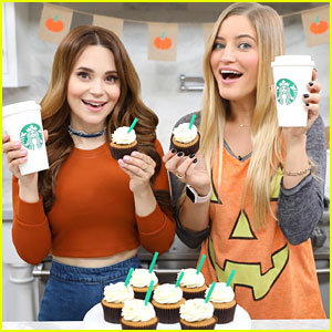 Rosanna Pansino & iJustine Make Pumpkin Spice Latte Cupcakes