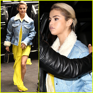 Selena Gomez Looks Gorgeous in Yellow at Lupus Charity Event
