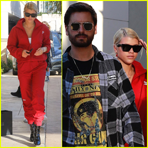 Sofia Richie Rocks a Bold Tracksuit While Shopping with Scott Disick