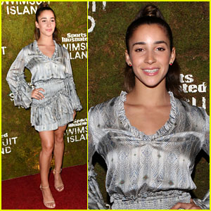 Aly Raisman Stuns in Silver at 'Sports Illustrated' Bungalow Party