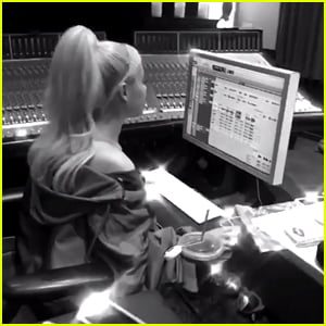 Ariana Grande Is Working on New Music - See Her Pics From the Studio!