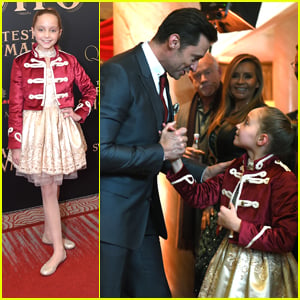 'The Greatest Showman's Austyn Johnson Shares The Cutest Moments With Hugh Jackman at NYC Premiere!