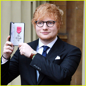 Ed Sheeran Honored With MBE for Services to Music & Charity at Buckingham Palace!