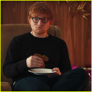 Ed Sheeran Snacks on Gingerbread Version of Himself in Funny Spotify Video - Watch!