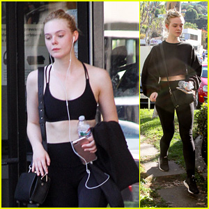 Elle Fanning Looks Fit After Her Morning Workout!