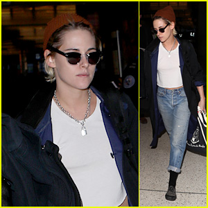 Kristen Stewart Heads to the Airport in Los Angeles!