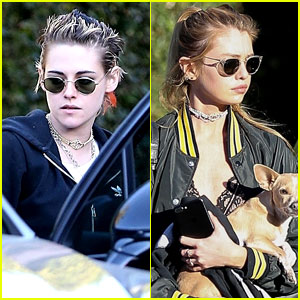Kristen Stewart & Stella Maxwell Step Out Together in WeHo