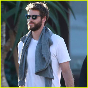Liam Hemsworth is All Smiles While Out Christmas Shopping