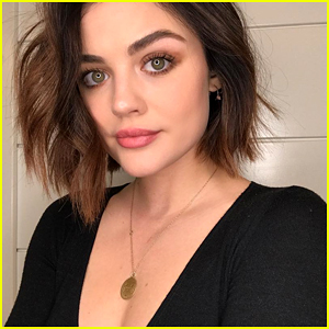 Lucy Hale Was Given With The Cutest Gift Ever For Christmas -- Elvis Socks!