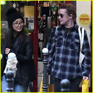 Brenda Song & Boyfriend Macaulay Culkin Couple Up for Paris Shopping Trip