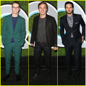 Chronicles of Narnia's Will Poulter, Ben Barnes & William Moseley Meet Up at GQ Men of the Year Party