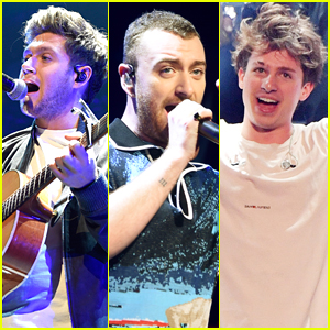 Niall Horan, Sam Smith, & Charlie Puth Rock Out at Z100 Jingle Ball 2017 in NYC!