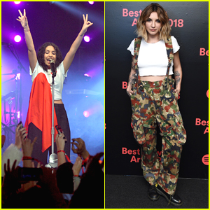 Grammy Nominees Alessia Cara & Julia Michaels Perform at Spotify's Best New Artist Party in NYC