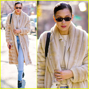 Bella Hadid Bundles Up for Brunch - See the Pics!