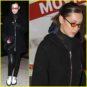 Bella Hadid Brightens Up Her Dark Outfit With a Fun Accessory