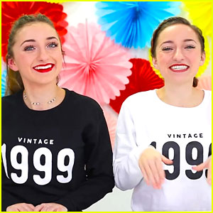Brooklyn & Bailey Try 90s Products For 18th Birthday - Watch!