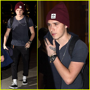 Brooklyn Beckham Steps Out in Paris During Fashion Week
