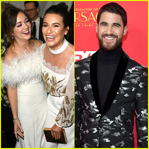 Lea Michele & Billie Lourd Have 'Scream Queens' Reunion at Darren Criss' 'Versace' Premiere