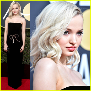Dove Cameron Steps Out For Her First Golden Globes Ever!