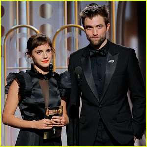 Emma Watson Reunites with Robert Pattinson at Golden Globes 2018!
