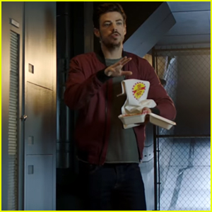Grant Gustin's Barry Allen Hilariously Shows Up With Arms Full of Big Belly Burger in The CW's 'Suit Up' Promo - Watch!