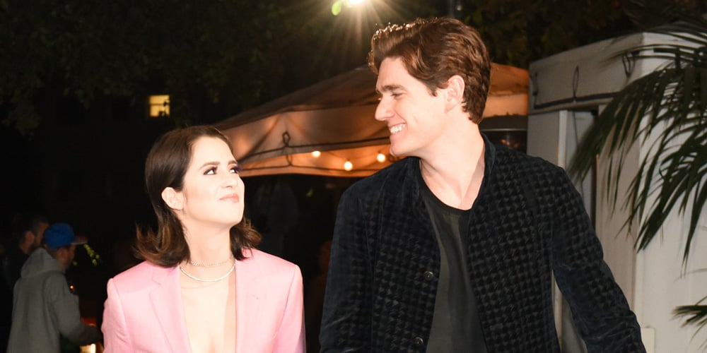 Laura Marano Shines In Striking Pink Suit at Pre-Golden Globes Party