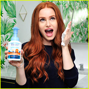 Madelaine Petsch Gets Soapy While Filming First Biore Commercial