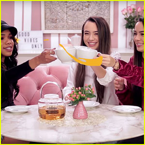 Merrell Twins & Teala Dunn Answer Juicy Questions or Have to Drink Mayonnaise (Video)