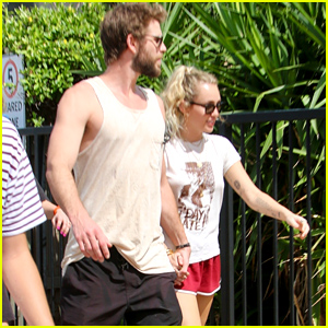 Miley Cyrus & Liam Hemsworth Look So Cute Together in Australia!