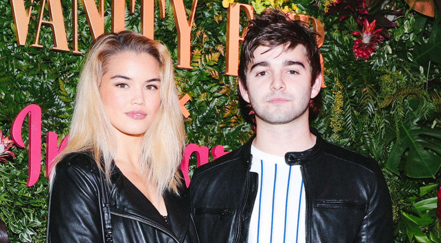 Paris Berelc & Jack Griffo Couple Up For Vanity Fair x Instagram Pre-Golden Globes Party