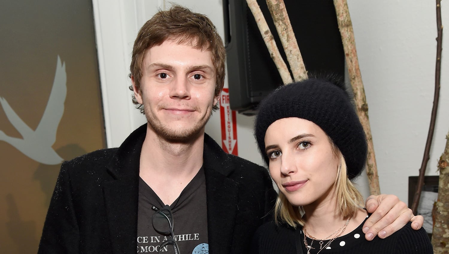 Evan Peters Debuts Movie at Sundance with Emma Roberts By His Side!