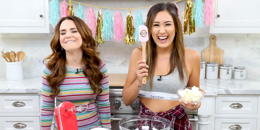 Rosanna Pansino & LaurDIY Bake Unicorn Frappuccino Inspired Cake – Watch!