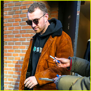 Sam Smith Steps Out After Releasing New Spotify Singles Collection