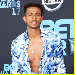 Trevor Jackson Adds Guitar Riffs to 'Grown-ish' Theme Song In Shirtless Video