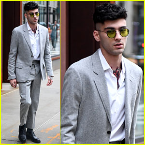 Zayn Malik Looks So Handsome in His Grey Suit
