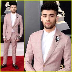 Zayn Malik Rocks Pink Suit For Grammys 2018
