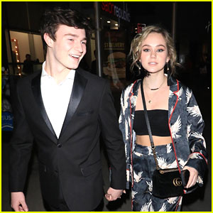 Brec Bassinger & Dylan Summerall Hold Hands After 'The Female Brain' Premiere