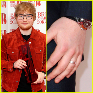 Ed Sheeran Explains His Silver Ring at BRIT Awards 2018