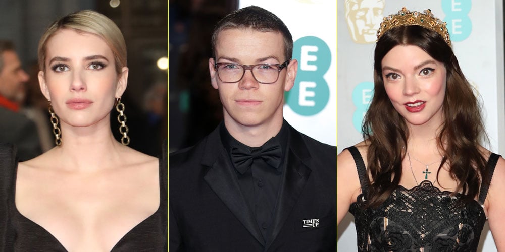 Emma Roberts, Will Poulter & Anya Taylor-Joy Walk Red Carpet at BAFTAs 2018