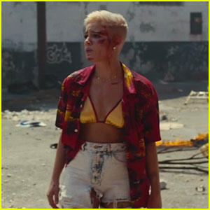 Halsey Takes in a Car Crash Scene in 'Sorry' Music Video - Watch!