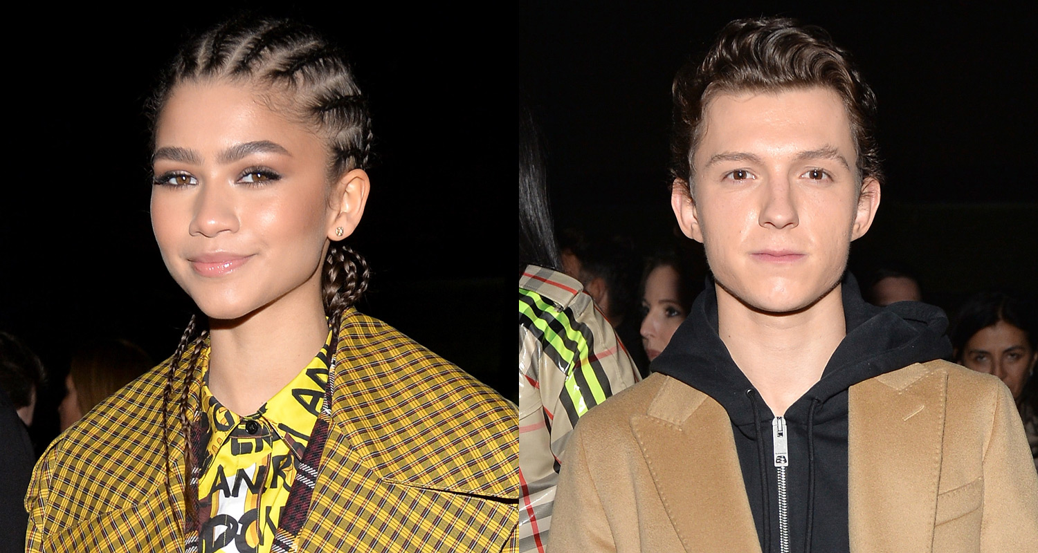 Zendaya Joins Tom Holland at Burberry Fashion Show!