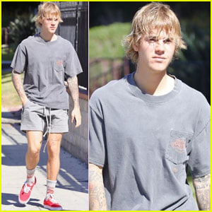 Justin Bieber Kicks Off His Day With a Church Service!