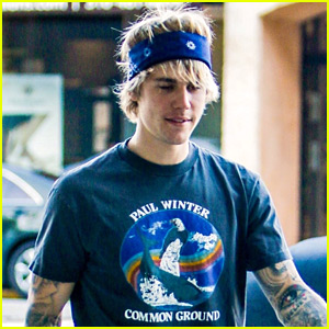 Justin Bieber Heads to the Gym on Valentine's Day