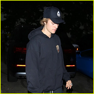 Justin Bieber Heads Out in His Hot New Car After Working in the Studio!