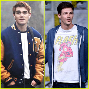 KJ Apa Challenges Grant Gustin's The Flash to a Race, Grant Responds