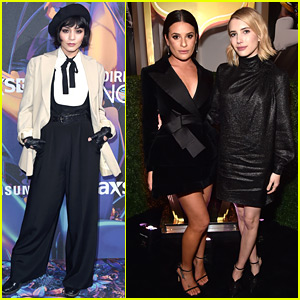 Vanessa Hudgens Kicks Off Super Bowl Weekend with Lea Michele & Emma Roberts!