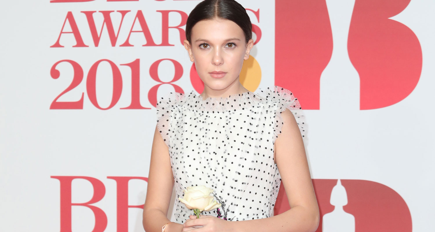 Millie Bobby Brown Is Pretty in Polka Dots at Brit Awards 2018! - Just  Jared Jr.