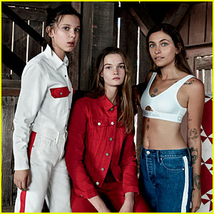 Millie Bobby Brown, Paris Jackson & Lulu Tenney Pose Together for Calvin Klein Jeans Spring 2018 Campaign - See Pics!